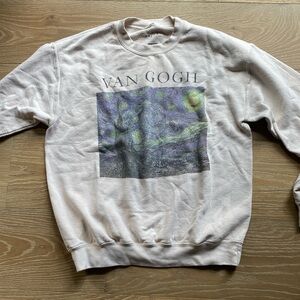 Van Gogh Crewneck. Medium